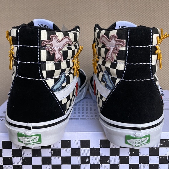 Vans Skate Sk8- Hi Skateistan Popcush  Checkerboard MEN`S - Picture 14 of 16